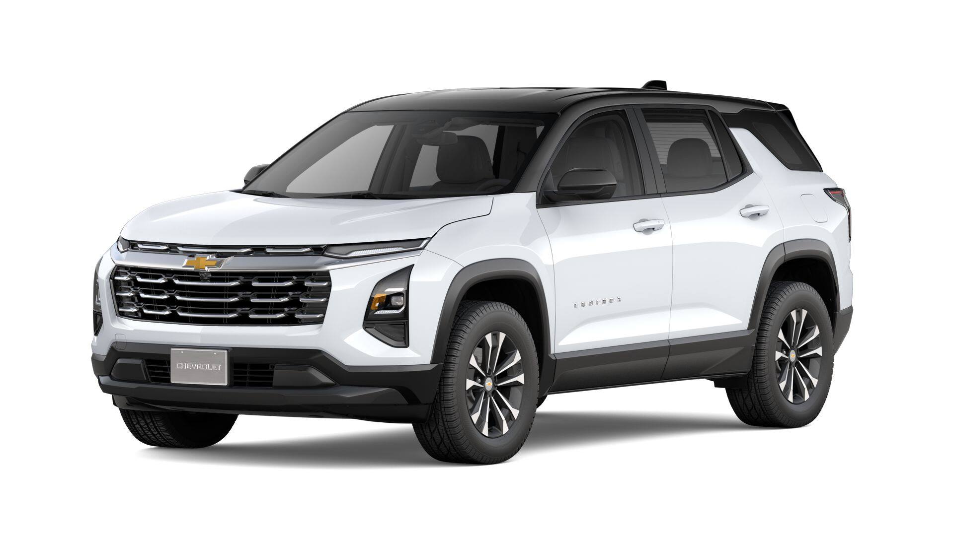 2027 Chevrolet Equinox FWD LT in Summit White — front three-quarter view